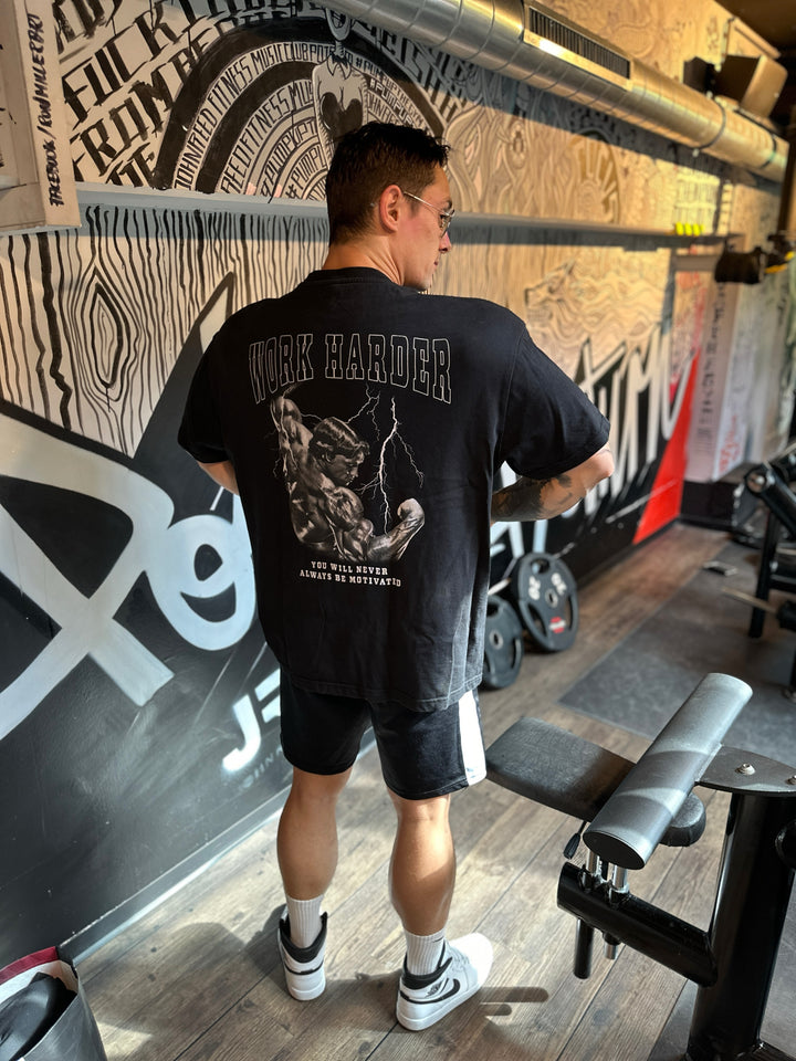 Work harder (Backprint) Oversize Blast