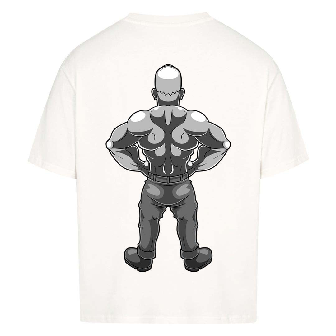 Yellow B&W (Backprint) Oversized Shirt