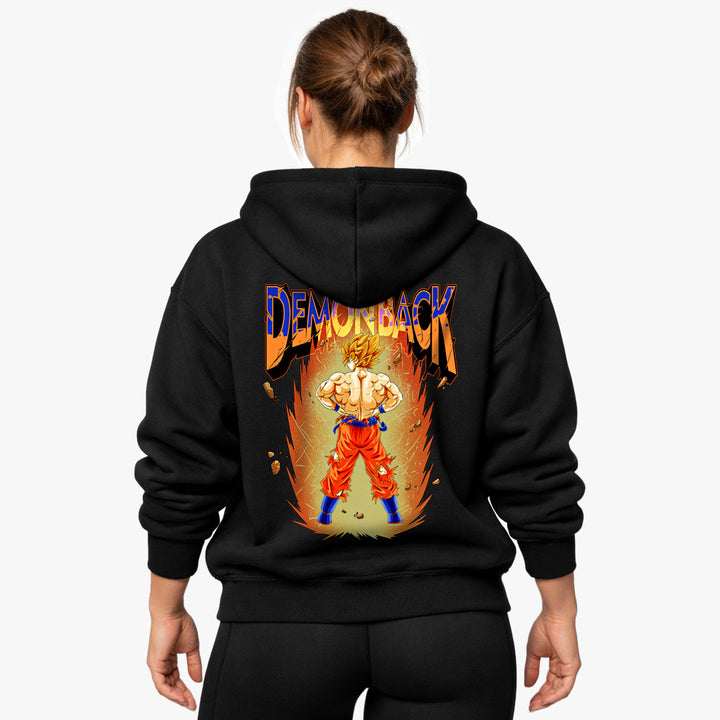 Demon Back (Backprint) Oversized Hoodie