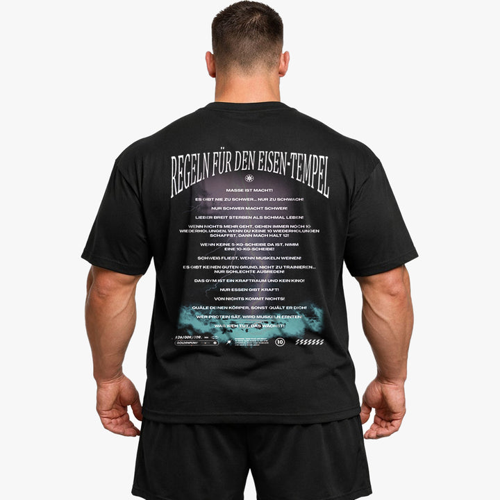 Eisten-Tempel (Backprint) Oversized Shirt