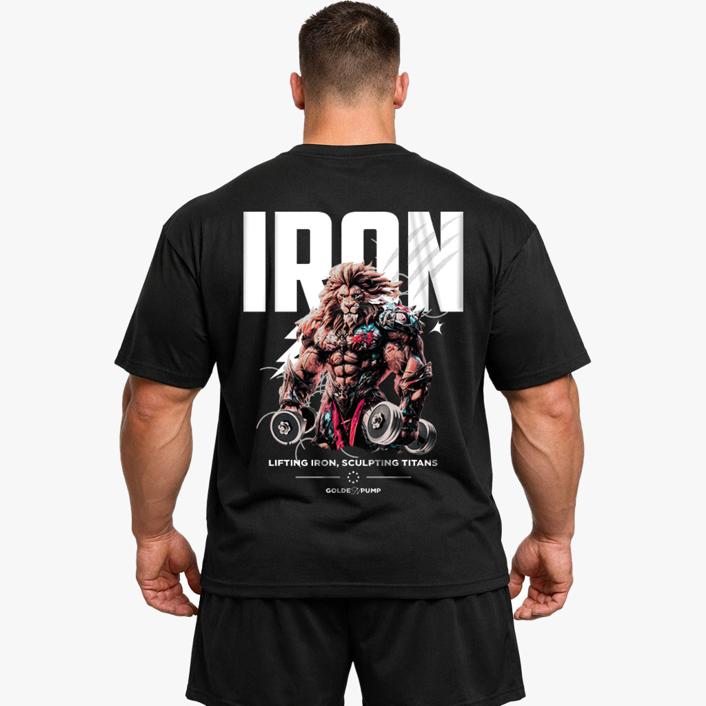 Iron-Lion (Backprint) Oversized Shirt