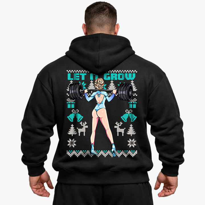 Let it grow Oversized (Backprint) Hoodie