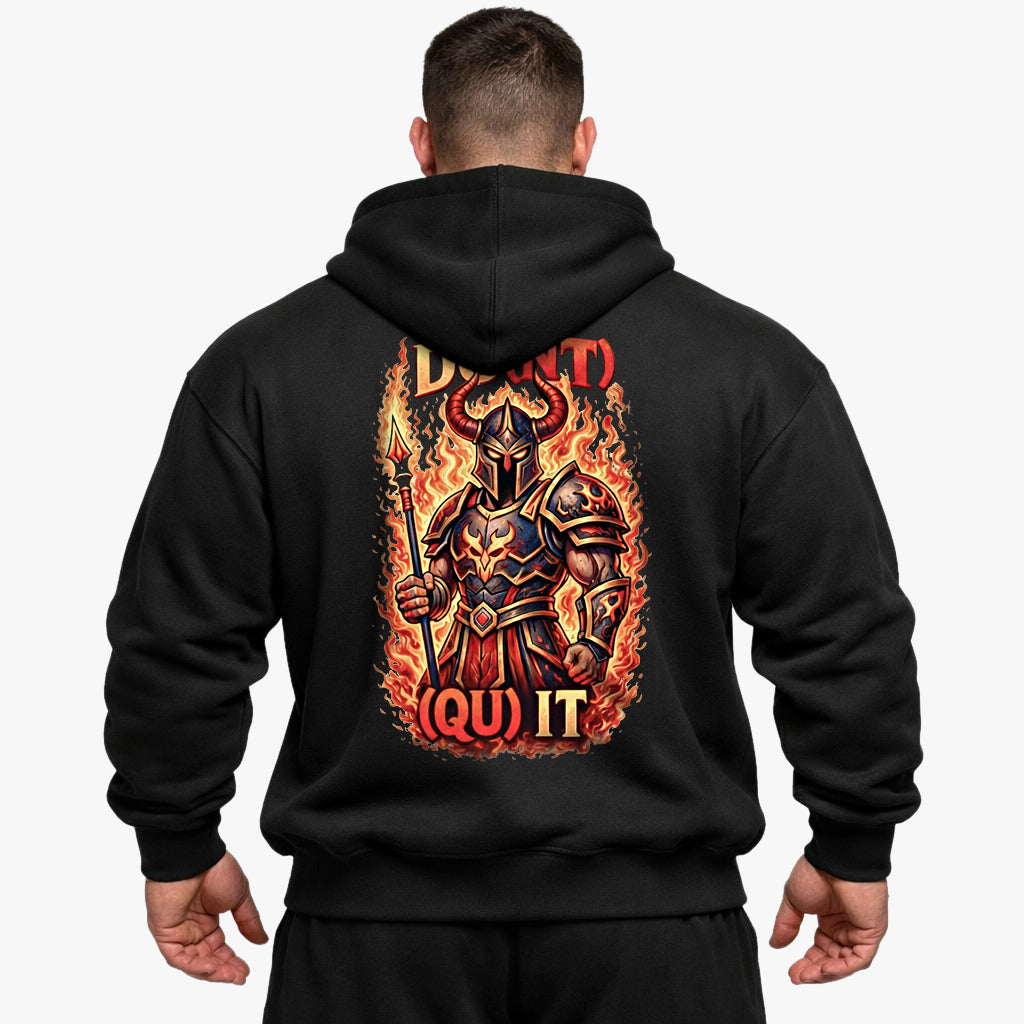 Do(nt) (Qu)it (Backprint) Oversized Hoodie