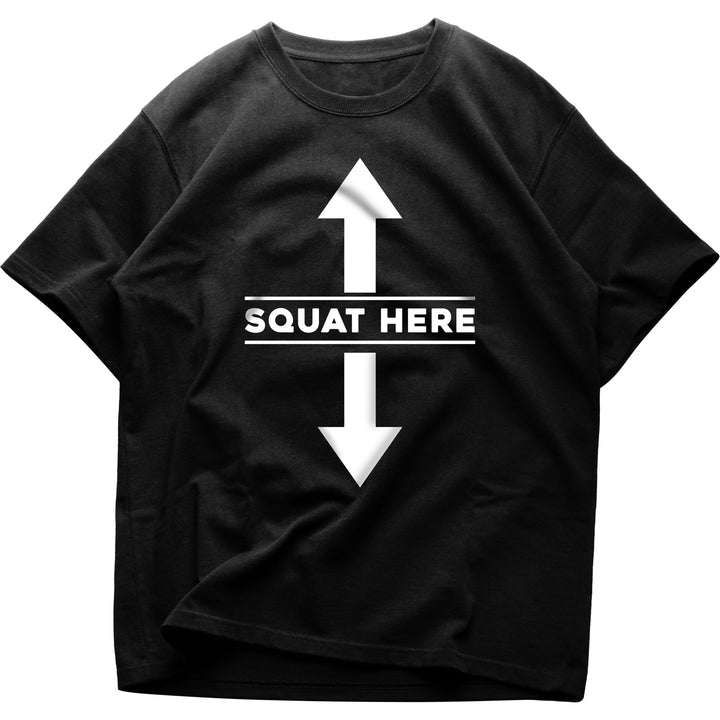 Squat here Oversized Shirt