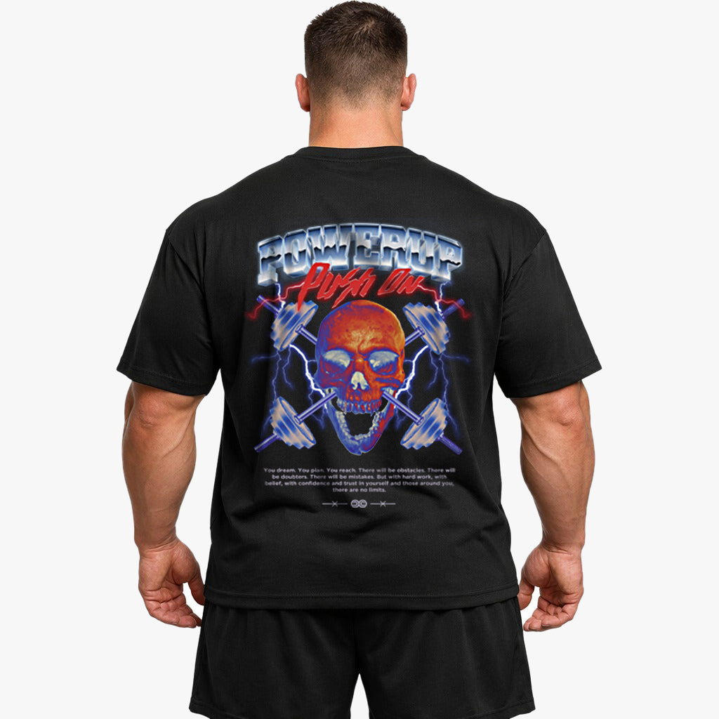 Powerup (Backprint) Oversized Shirt