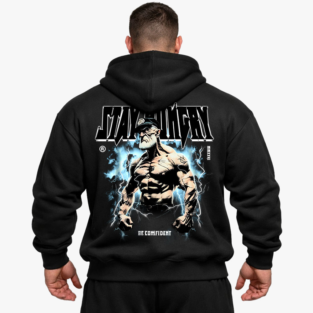 Stay Hungry Oversized (Backprint) Hoodie