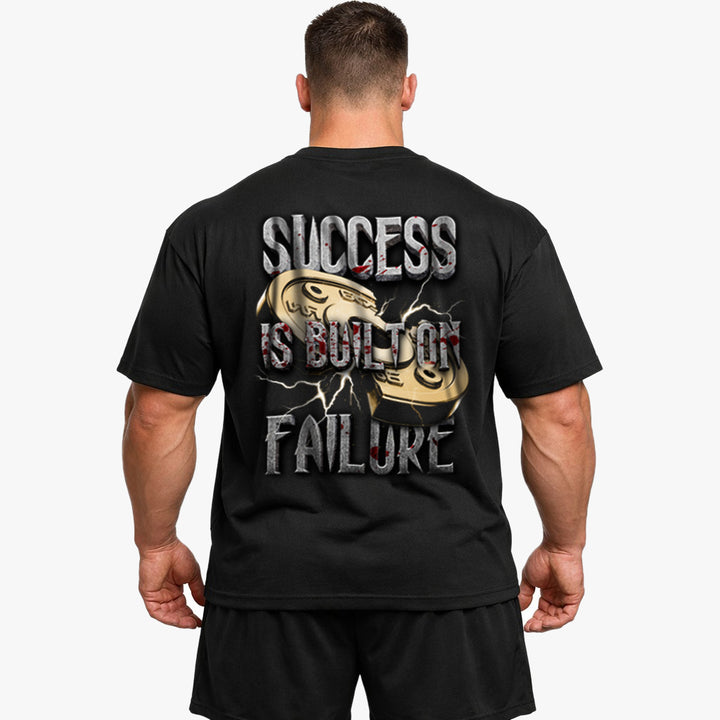 Success is built on failure Oversized (Backprint) Shirt