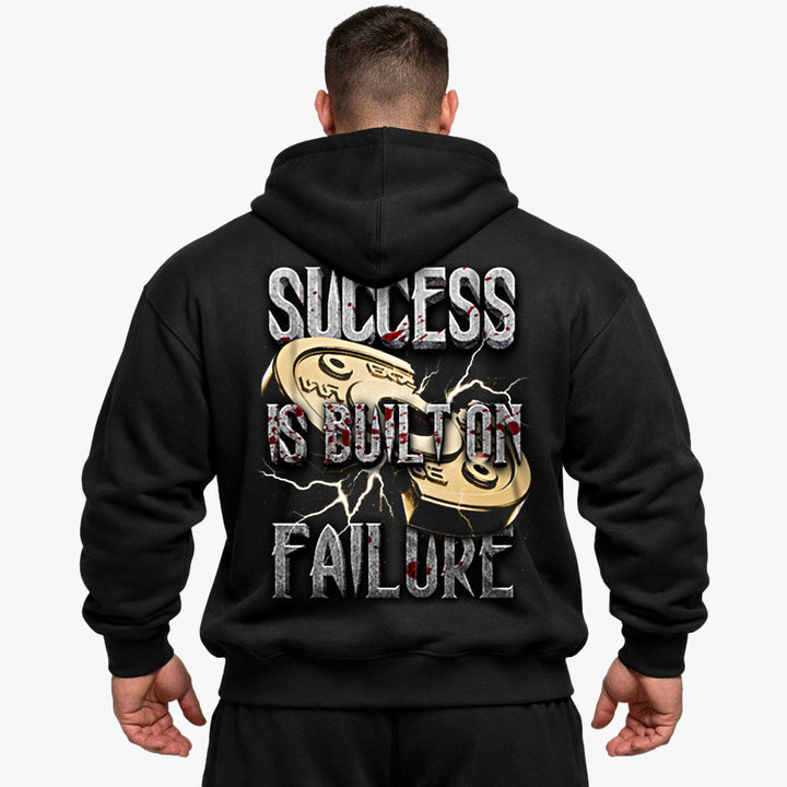 Success is built on failure Oversized (Backprint) Hoodie
