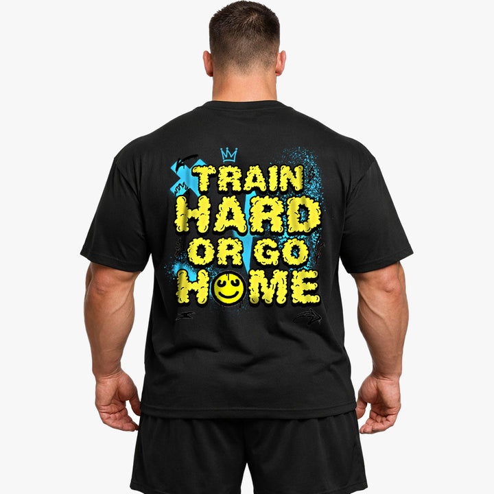 Train hard Oversized (Backprint) Shirt