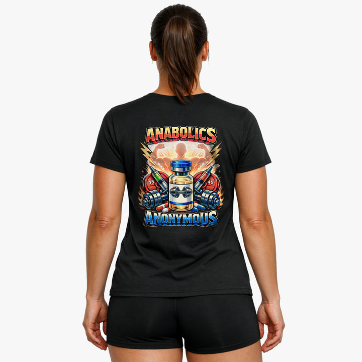 Anabolics Anonymous (Backprint) T-Shirt