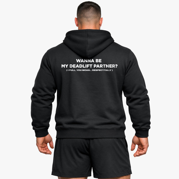 Wanna Be My Deadlift Partner (Backprint) Hoodie