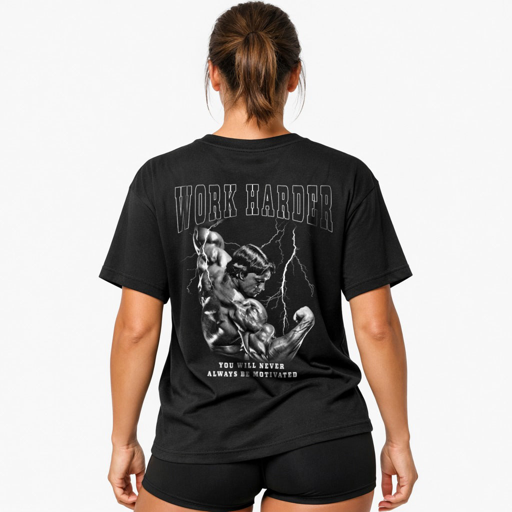 Work harder (Backprint) Oversize Blast
