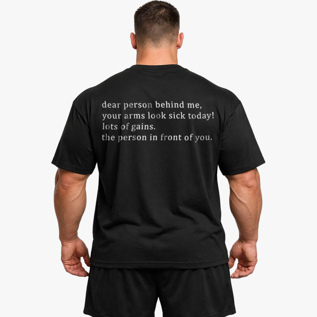 gains,(Backprint) Oversized Shirt