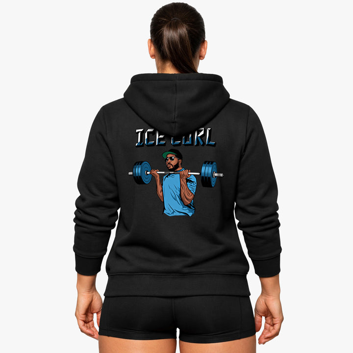 ice curl (Backprint) Hoodie