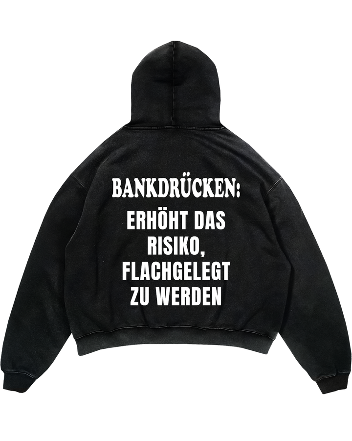 Bankdrücken Oversized Hoodie