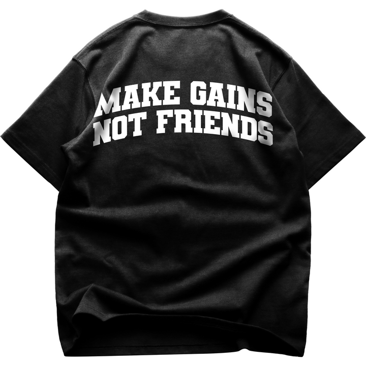 Make Gains (Backprint) Oversized Shirt