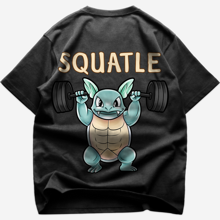 Squatle (Backprint) Oversized Shirt