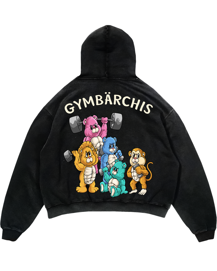 Gymbärchis (Backprint) Oversized Hoodie