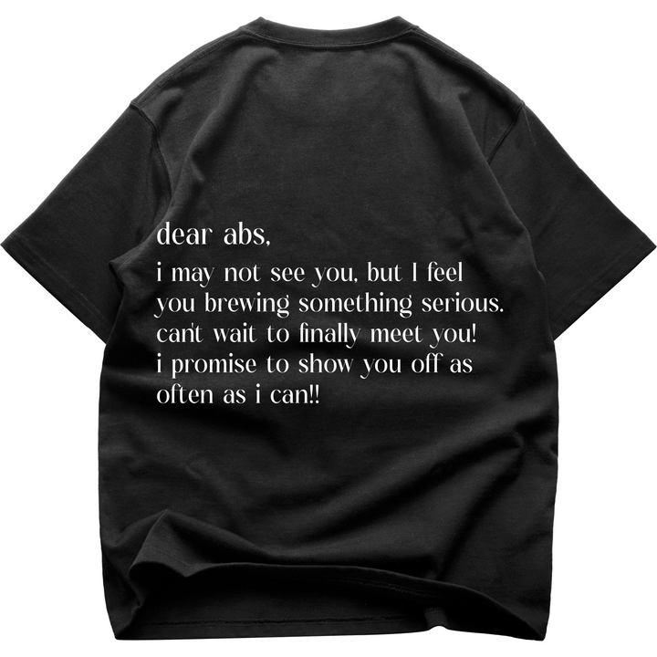 dear abs (Backprint) Oversized Shirt