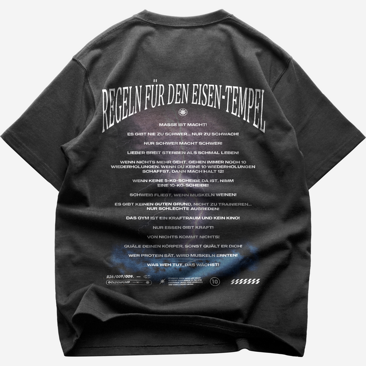 Eisten-Tempel (Backprint) Oversized Shirt